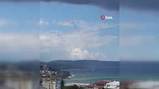 Doğu Karadeniz'de yükseklerde kar, sahillerde hortum görüldü