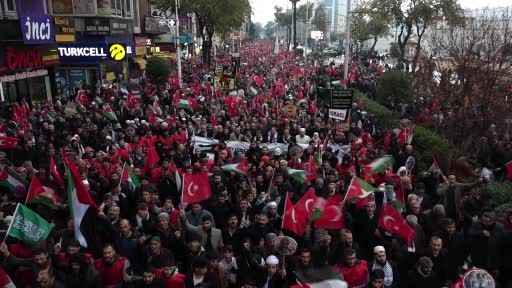 Memur-Sen’den Şanlıurfa’da “Filistin’e Özgürlük Yürüyüşü”