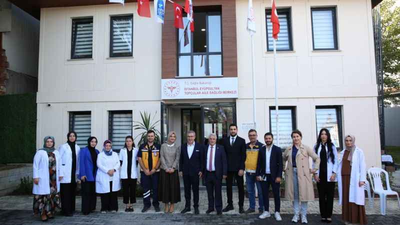 Topçular Aile Sağlığı Merkezi hizmette