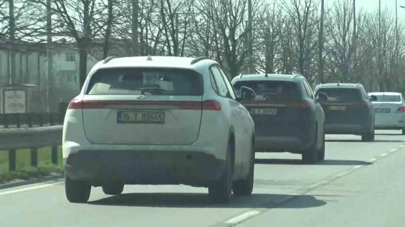 Togg Bursa yollarında böyle görüntülendi