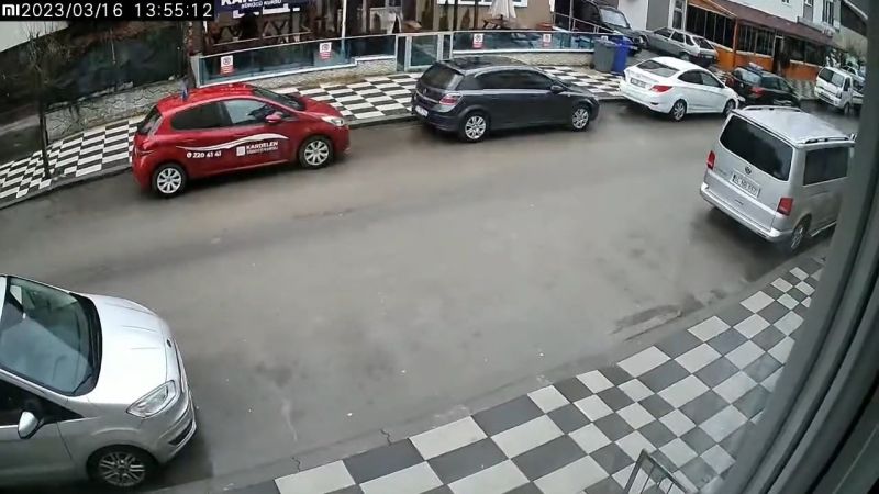 Bolu’daki deprem anı kamerada