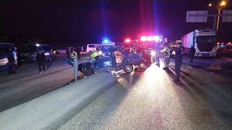 Uşak'taki kazada Muhammet Ali Kervan hayatını kaybetti