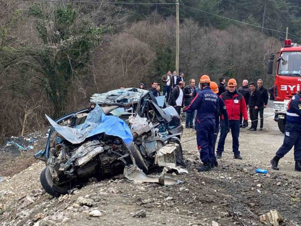Bolu’daki kazada Ali Ceyhan ve Fatma Ceyhan hayatını kaybetti