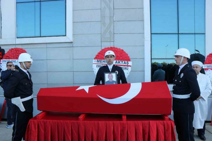 Samsun’da şehit polis Mustafa Ata Traş için tören
