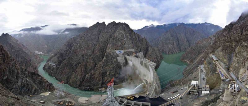 Yusufeli Barajı’nda su seviyesi 90 metreyi aştı