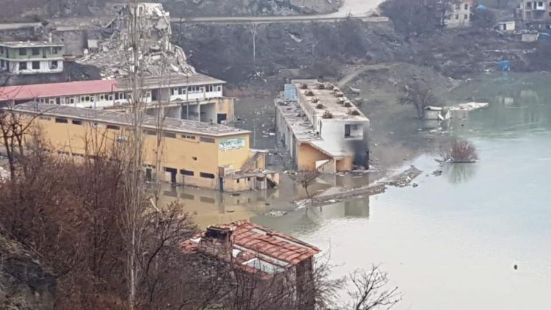 Yusufeli Barajı’nda su seviyesi 90 metreyi aştı