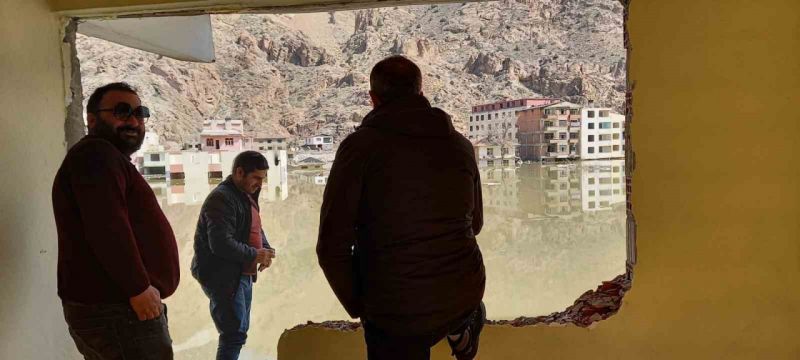 Yusufeli Barajı’nda su seviyesi 90 metreyi aştı