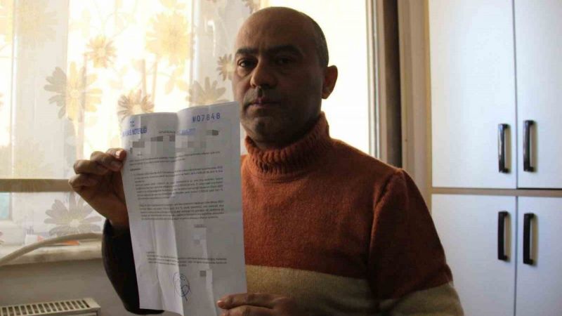 Evinin kirasının yüzde 250 arttığını ihtarname ile öğrendi