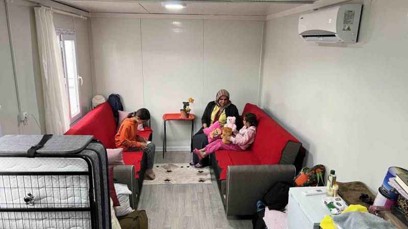 Hatay’daki Konya Konteyner Kent’in ilk etabına depremzedeler yerleşmeye başladı