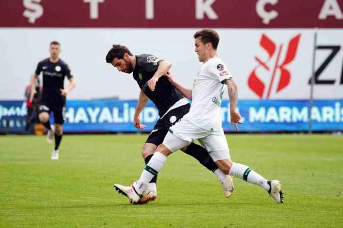 Ümraniyespor ve Konyaspor puanları paylaştı