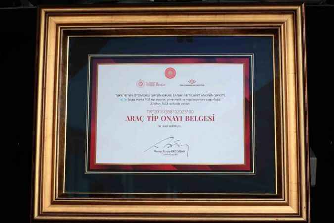 Togg, seri üretim öncesi AB mevzuatıyla uyumlu 41 testten geçti