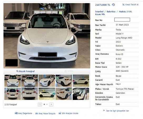 Tesla Türkiye direkt satışı ile fırsatçıların oyununu bitirdi