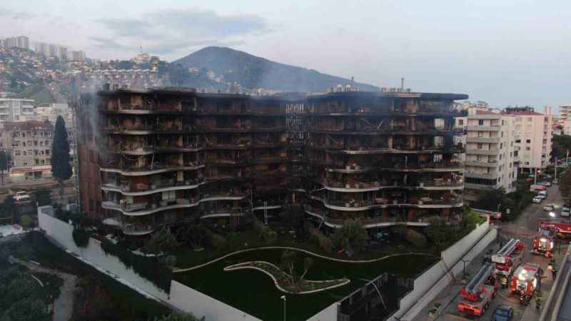 Folkart sitesindeki yangınının acı yüzü gün aydınlanınca ortaya çıktı