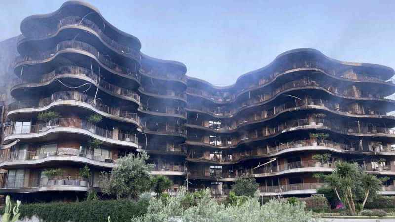 Folkart sitesindeki yangınının acı yüzü gün aydınlanınca ortaya çıktı