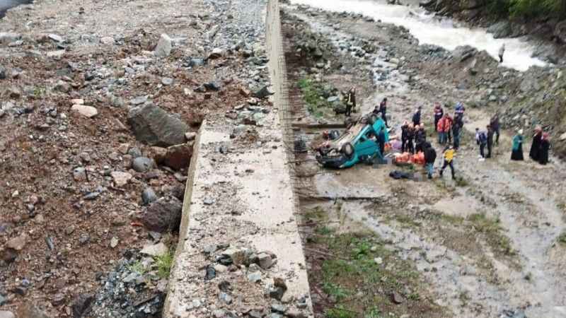 Rize’deki kazada Hayrullah Bilgin, İsmet Bilgin, Beyza Nur Bilgin, Mehmet Özdemir ve Mürvet Özdemir hayatını kaybetti