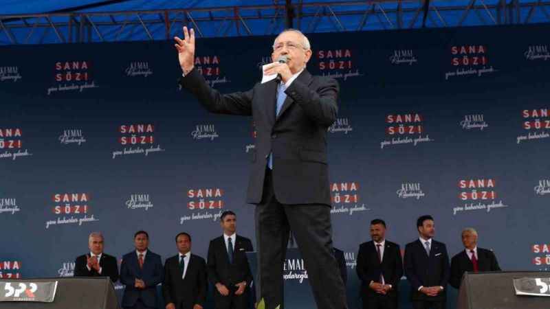 Kılıçdaroğlu, Erzincan’da miting yaptı