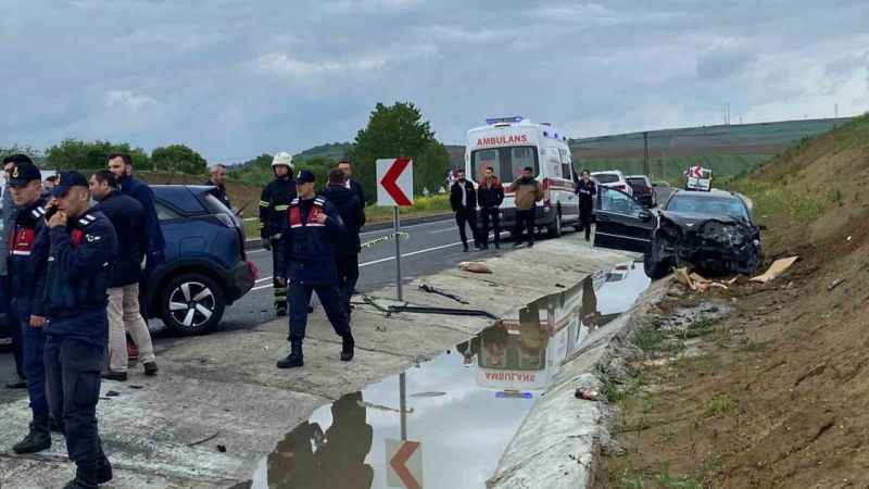Tekirdağ’daki trafik kazasında 1 kişi hayatını kaybetti