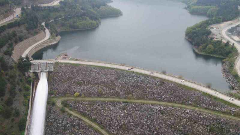 Doğancı'da su yüzde 100’e ulaştı baraj kapakları açıldı