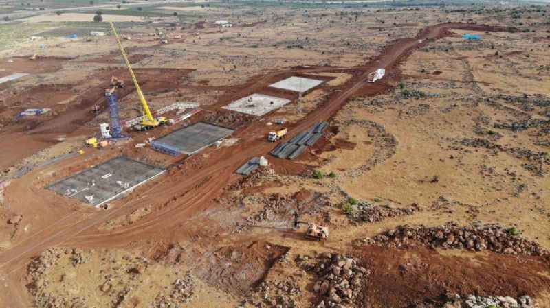 Hatay Hassa’da 4 bin deprem konut için kazmalar vuruldu