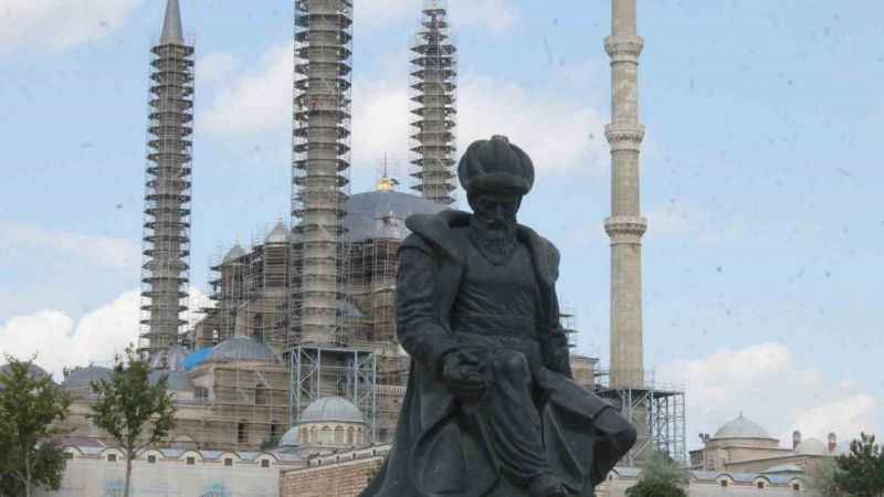 Edirne Selimiye’de restorasyon sürüyor