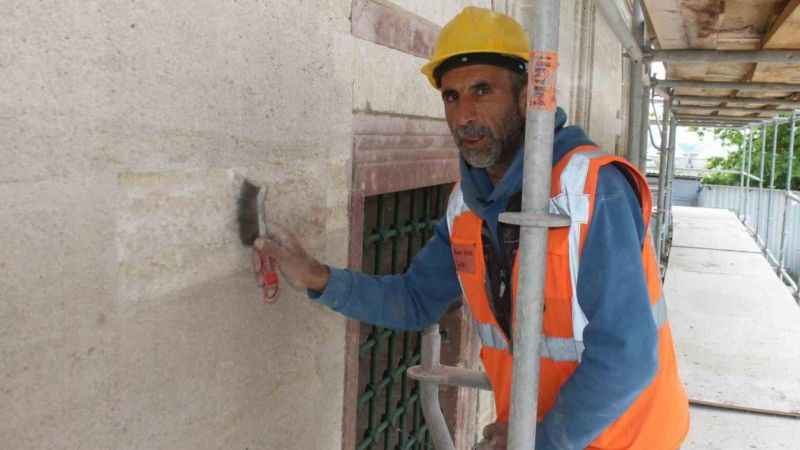 Edirne Selimiye’de restorasyon sürüyor