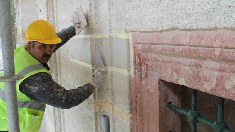 Edirne Selimiye’de restorasyon sürüyor