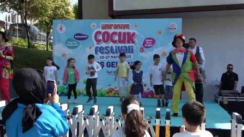 Çocuklar Ümraniye Çocuk Festivali’nde