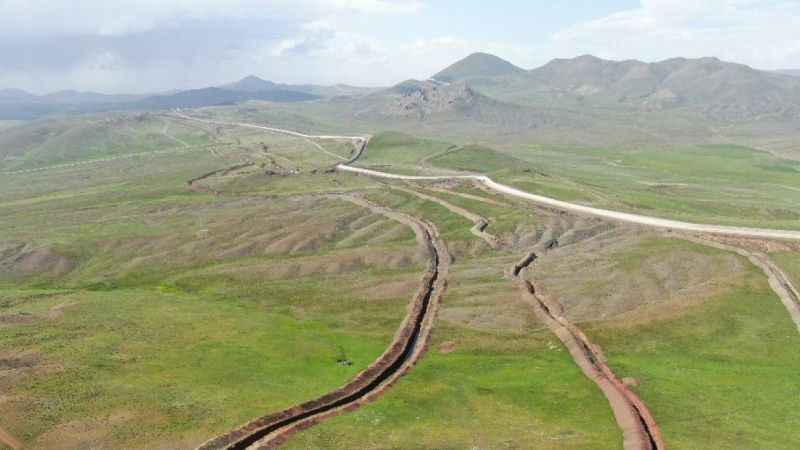 Sınıra örülen duvar 100 kilometreyi buldu