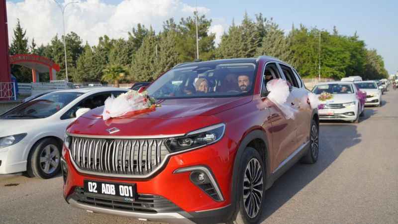 TOGG gelin arabası oldu