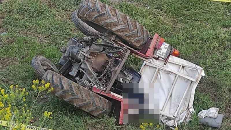 Traktörün altında kalan Mustafa Karuç hayatını kaybetti