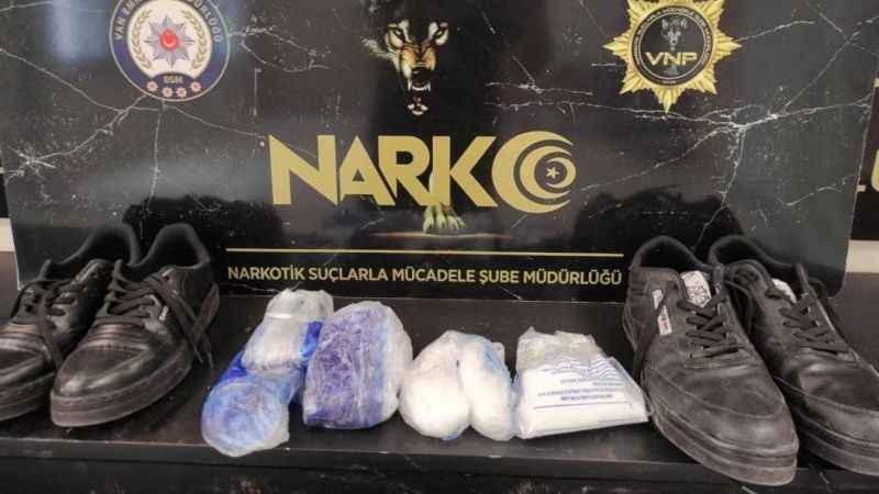 Van’da 2 kilo 115 gram metamfetamin ele geçirildi