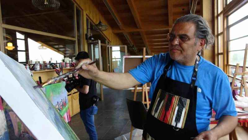 Ressamlar Rize’yi tuvallerine yansıttı