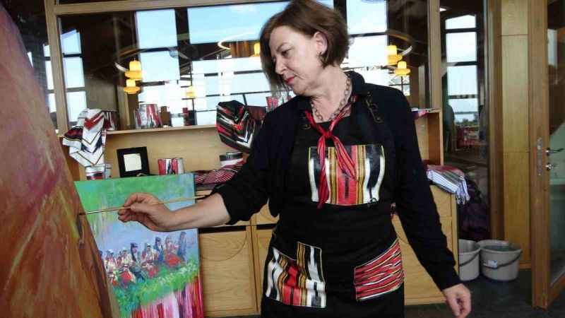 Ressamlar Rize’yi tuvallerine yansıttı