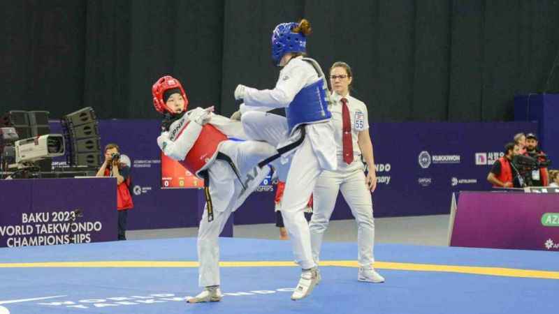 Tekvandocumuz Merve Dinçel yarı finalde