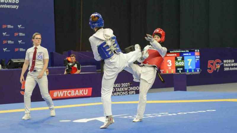 Tekvandocumuz Merve Dinçel yarı finalde