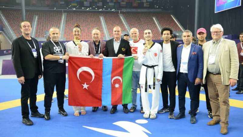 26. Dünya Tekvando Şampiyonası’nda çifte altın madalya