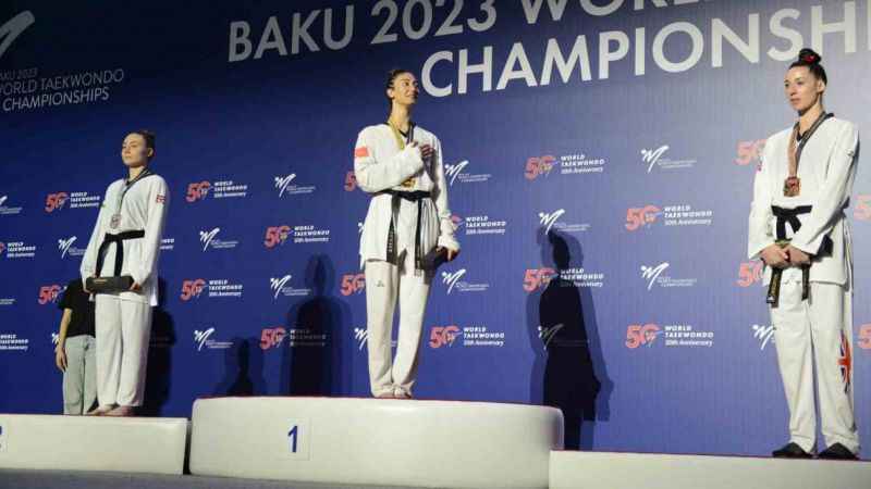 26. Dünya Tekvando Şampiyonası’nda çifte altın madalya