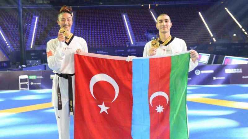 26. Dünya Tekvando Şampiyonası’nda çifte altın madalya
