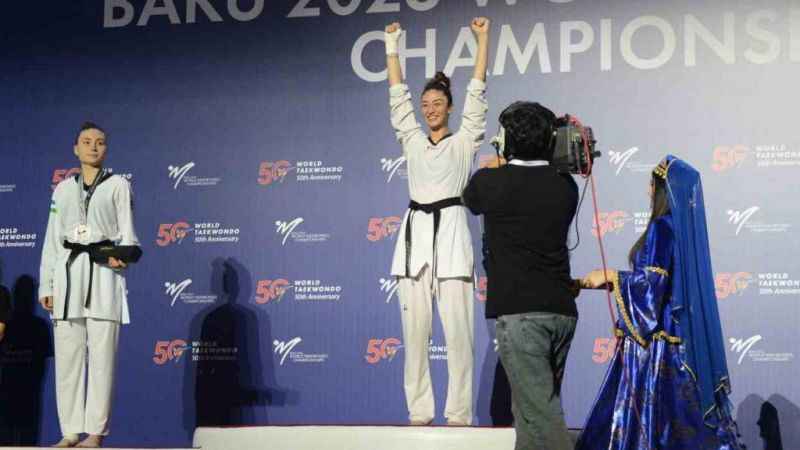 26. Dünya Tekvando Şampiyonası’nda çifte altın madalya