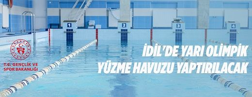 Yarı olimpik yüzme havuzu yaptırılacaktır
