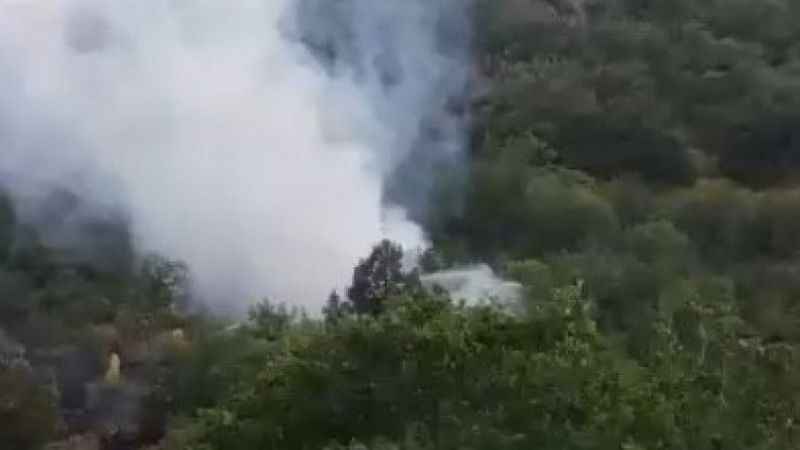 Kastamonu’da orman yangını helikopter desteğiyle büyümeden söndürüldü