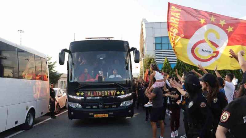 Galatasaray kafilesi Kayseri’de