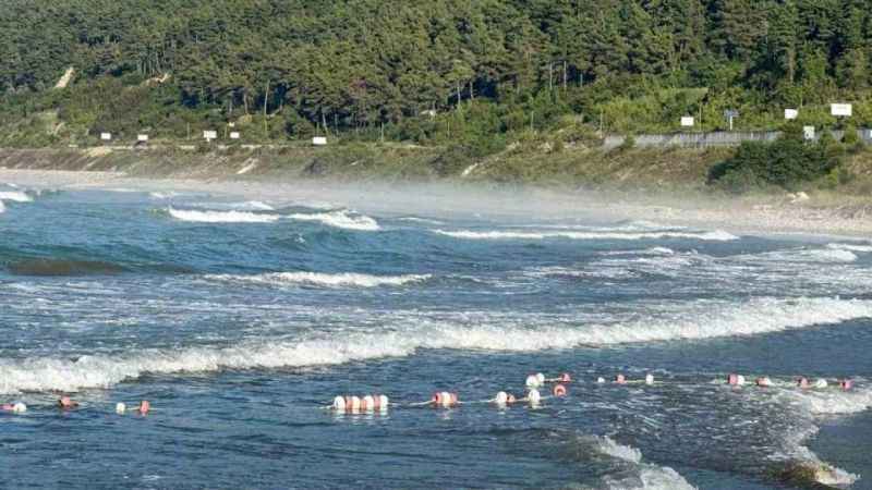 Deniz buharlaştı, ilginç görüntüler oluştu