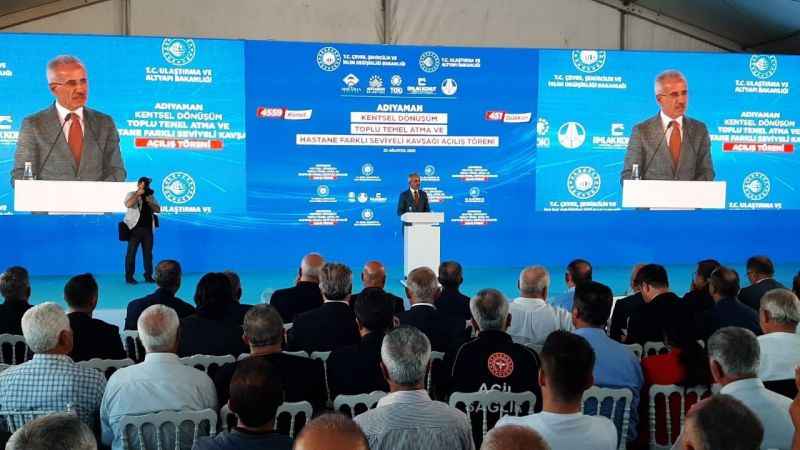 Bakan Uraloğlu: "Çelikhan yolunun ihalesini 2023 yılında yapmış, 2024 yılında da çalışmalara başlamış olacağız"