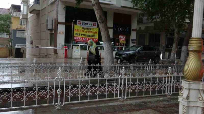 Malatya’da sağanak yağış