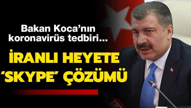 Sağlık Bakanı İranlı heyeti koronavirüs tehlikesi nedeniyle kabul etmedi Sağlık Bakanı İranlı heyeti koronavirüs tehlikesi nedeniyle kabul etmedi