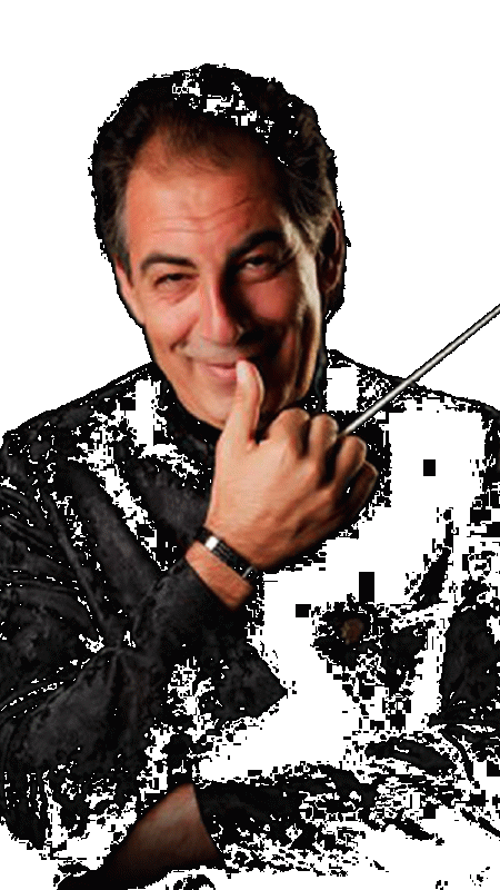 Senfoni orkestrasında genç solistler sahnede