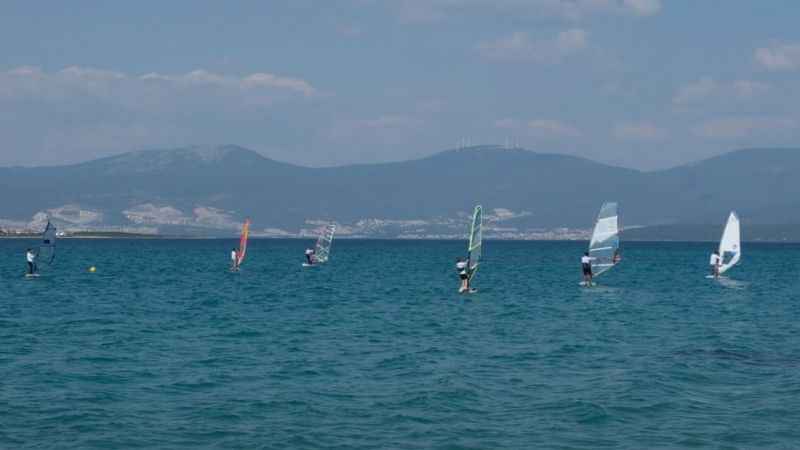 Sörf ve yelken sporlarının yeni adresi Çeşme'den sonra Didim oldu