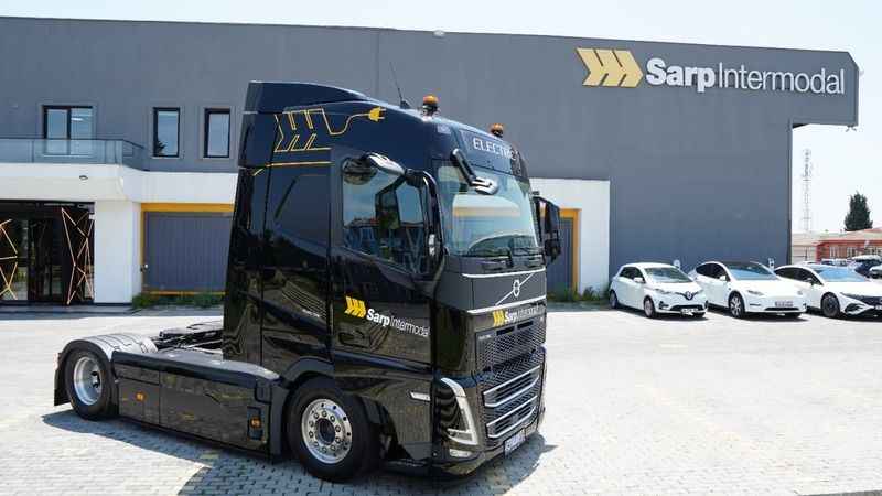 Yüzde yüz elektrikli tır Türkiye yollarında