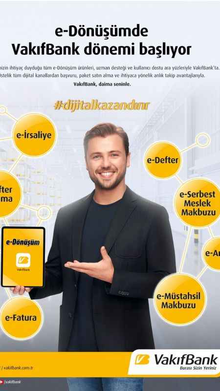 e-Dönüşümde VakıfBank dönemi başlıyor
